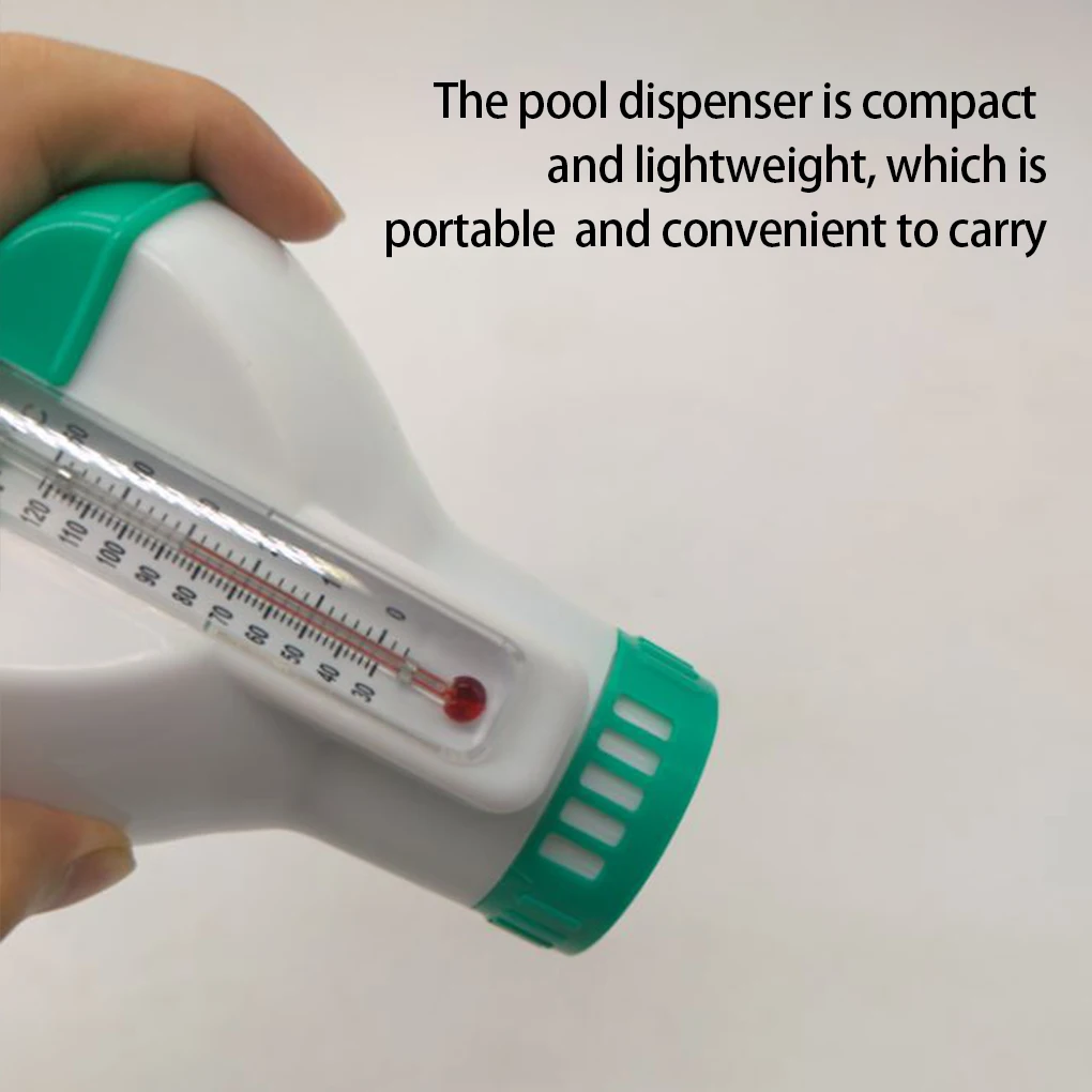 Pool Automatic Sterilizer Dispenser 5inch Chlorine Tablet Supplier with Thermometer Outdoor Diving Accessories
Pool Automatic Sterilizer Dispenser 5inch Chlorine Tablet Supplier with Thermometer Outdoor Diving Accessories