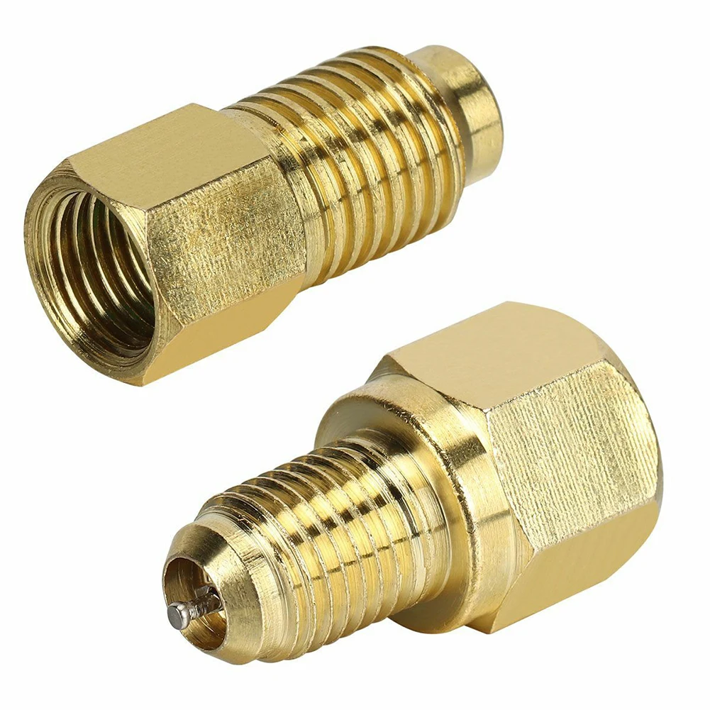 2 PCS For Air Conditioning Brass Adapter R12 To R134a R134a To R12 1/4 Female Flare 1/2 Acme Male Valve Kits Quick Coupling
2 PCS For Air Conditioning Brass Adapter R12 To R134a R134a To R12 1/4 Female Flare 1/2 Acme Male Valve Kits Quick Coupling