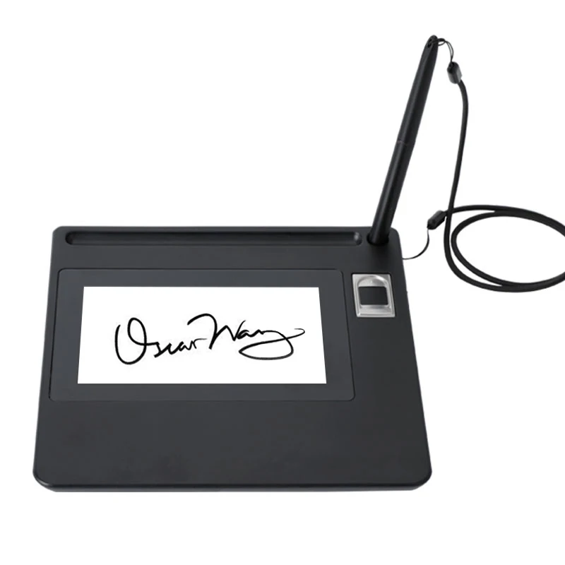 Digital pad HUION 5 INCH fingerprint electronic office LCD screen signature pad bank sign pads
Digital pad HUION 5 INCH fingerprint electronic office LCD screen signature pad bank sign pads