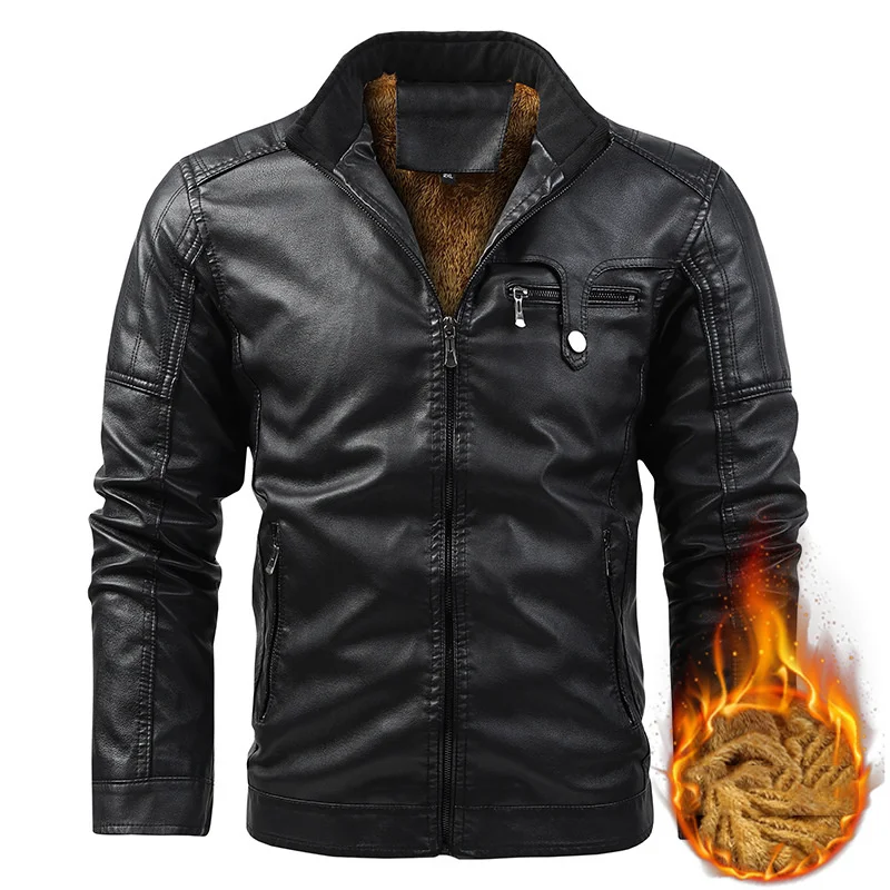 Casual Design 2022 For Style Winter Leather Jacket Men'S PU Faux Black Brown Classic Vintage Plus Velvet Thick Warm Suede Coat
Casual Design 2022 For Style Winter Leather Jacket Men'S PU Faux Black Brown Classic Vintage Plus Velvet Thick Warm Suede Coat