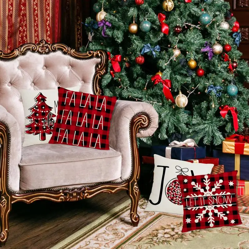 4pcs Christmas Pillowcase Home Indoor Sofa Decoration Red Cotton Linen Cushion Pillow Case Bedding Decoration (45 * 45cm)
4pcs Christmas Pillowcase Home Indoor Sofa Decoration Red Cotton Linen Cushion Pillow Case Bedding Decoration (45 * 45cm)