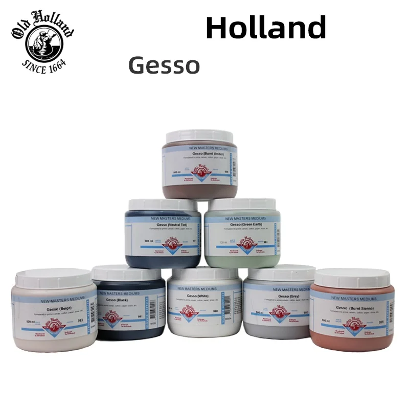Old Holland original plaster base white/black/ color 500ml oil painting acrylic painting GESSO
Old Holland original plaster base white/black/ color 500ml oil painting acrylic painting GESSO