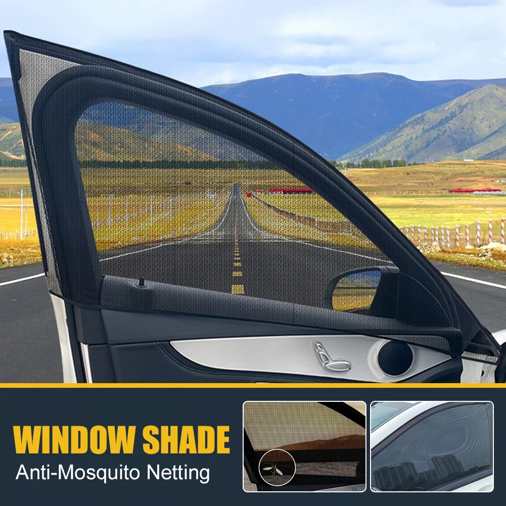 2Pcs/4Pcs Universal Car Side Window Sunshades Car Curtains Protection Repellent Mosquito Mesh Net Sun Visor Protection Films
2Pcs/4Pcs Universal Car Side Window Sunshades Car Curtains Protection Repellent Mosquito Mesh Net Sun Visor Protection Films