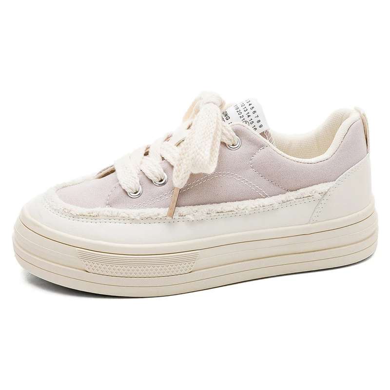 Women's Shoes Summer 2023 New Design Mixed-Color Girls Casual Sneakers Breathable Lace-up Platform Vulcanized Canvas Shoes Z142
Women's Shoes Summer 2023 New Design Mixed-Color Girls Casual Sneakers Breathable Lace-up Platform Vulcanized Canvas Shoes Z142