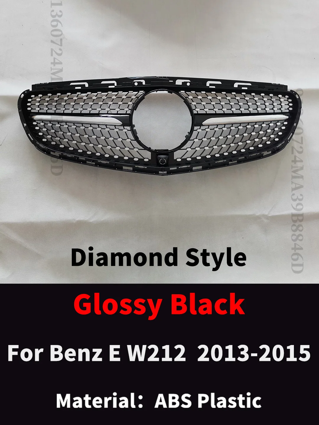 Спортивная передняя решетка радиатора, впускная решетка, бампер, гриль, тюнинговые аксессуары для Mercedes Benz E class W212 2009-2015 GT Diamond Style
Спортивная передняя решетка радиатора, впускная решетка, бампер, гриль, тюнинговые аксессуары для Mercedes Benz E class W212 2009-2015 GT Diamond Style