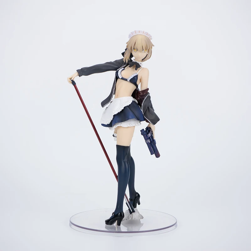 24cm Alter Fate/Stay Night Saber Lingerie Swimsuit Maid Ver. PVC Action Figure Toys Saber Alter Anime Figure Model Doll Toy
24cm Alter Fate/Stay Night Saber Lingerie Swimsuit Maid Ver. PVC Action Figure Toys Saber Alter Anime Figure Model Doll Toy