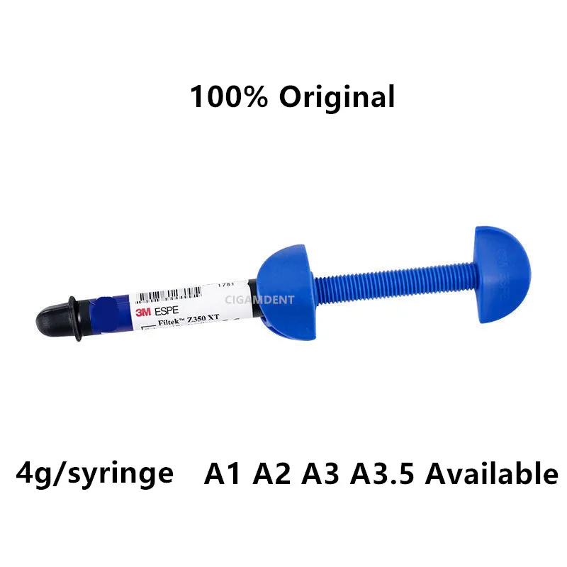 1Pc Dental Universal Composite Resin 3M ESPE Z350 A1 A2 A3 A3.5 Body Shade 4g/Syringe Resin Fillling Spatula
1Pc Dental Universal Composite Resin 3M ESPE Z350 A1 A2 A3 A3.5 Body Shade 4g/Syringe Resin Fillling Spatula