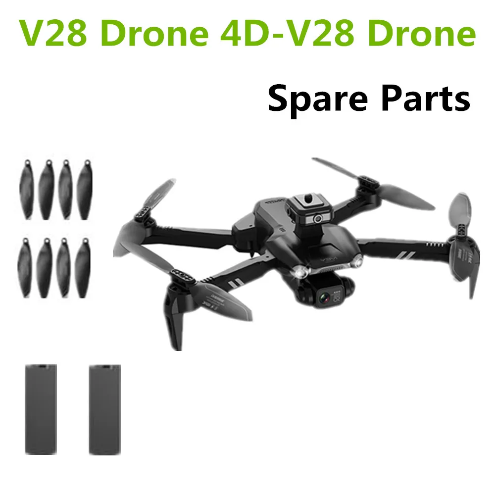 3.7V 1800Mah Original Battery For V28 Drone Accessories 4D-V28 Battery Propeller Blade and USB Line Spare
3.7V 1800Mah Original Battery For V28 Drone Accessories 4D-V28 Battery Propeller Blade and USB Line Spare