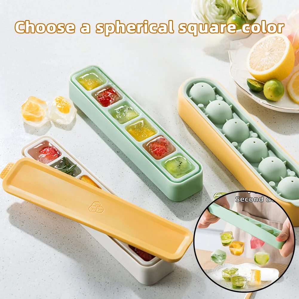 Small Ice Mold Tray Quick Release DIY Ice Making Mold With Lid Ice Tray Storage Box Refrigerator DIY Moulds For Kitchen Supplies
Small Ice Mold Tray Quick Release DIY Ice Making Mold With Lid Ice Tray Storage Box Refrigerator DIY Moulds For Kitchen Supplies