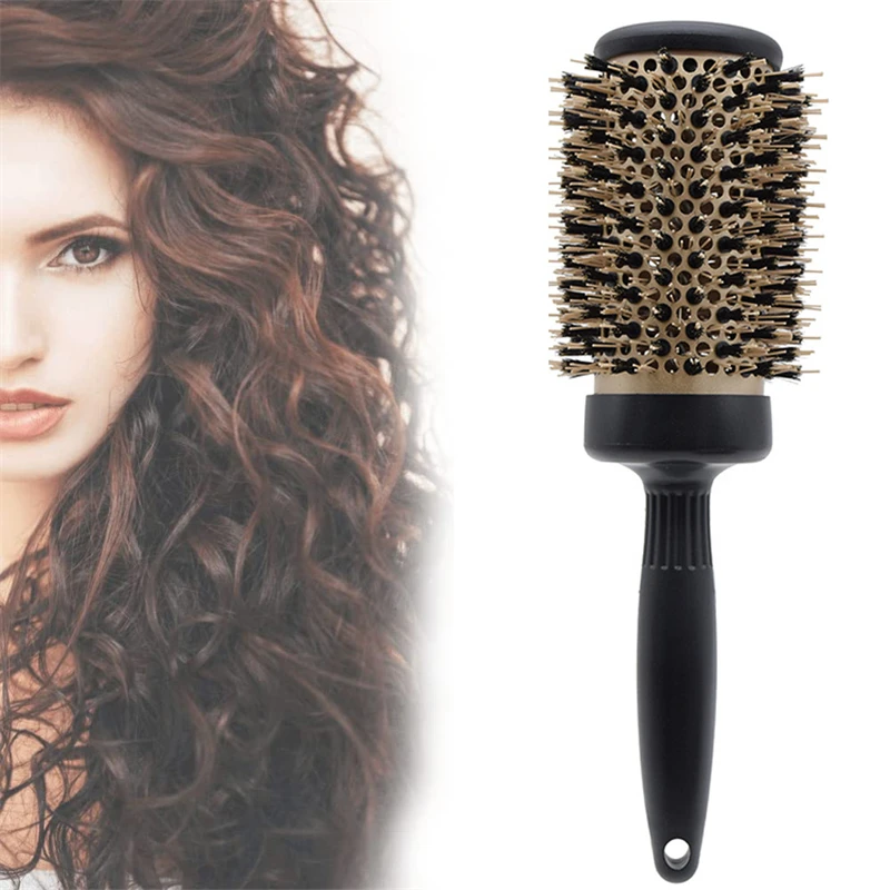 Plastic Handle Hair Salon Styling Rolling Comb Bristle Comb Thermal Aluminum Tube Curling Comb Hair Straightening Cylinder Comb
Plastic Handle Hair Salon Styling Rolling Comb Bristle Comb Thermal Aluminum Tube Curling Comb Hair Straightening Cylinder Comb