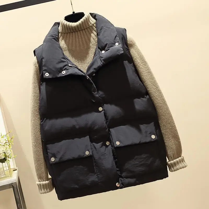 Women's Warm Vest New 2022 Sleeveless Jacket Women Waistcoat Short Slim Spring And Autumn Thick Vests Female Jackets And Coats
Women's Warm Vest New 2022 Sleeveless Jacket Women Waistcoat Short Slim Spring And Autumn Thick Vests Female Jackets And Coats