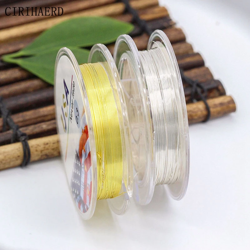 New In 0.3/0.4/0.5/0.6mm Metal Wire Gold Plated And Silver Plated Beaded Copper Wire DIY Jewelry Materials Accessories Supplies
New In 0.3/0.4/0.5/0.6mm Metal Wire Gold Plated And Silver Plated Beaded Copper Wire DIY Jewelry Materials Accessories Supplies