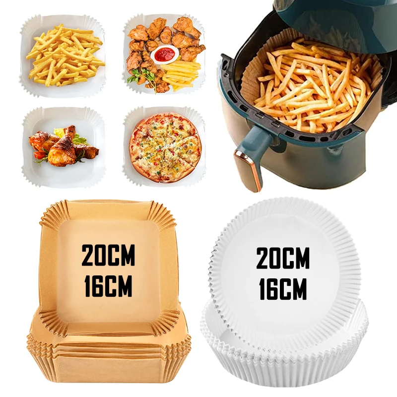 50pcs Air Fryer Disposable Cupcake Paper Parchment Wood Pulp Steamer Cheesecake Air Fryer Accessories Baking Paper For Air Fryer
50pcs Air Fryer Disposable Cupcake Paper Parchment Wood Pulp Steamer Cheesecake Air Fryer Accessories Baking Paper For Air Fryer