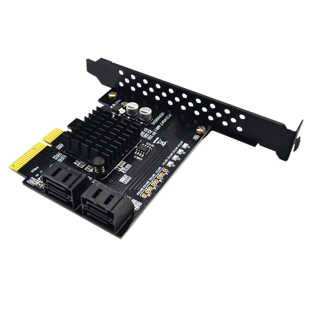 SATA PCI-E4 порты, плата расширения Sata контроллера PCI-SATA 3,0 88SE9230, расширенная жесткая карта IPFS Raid для жесткого диска
SATA PCI-E4 порты, плата расширения Sata контроллера PCI-SATA 3,0 88SE9230, расширенная жесткая карта IPFS Raid для жесткого диска