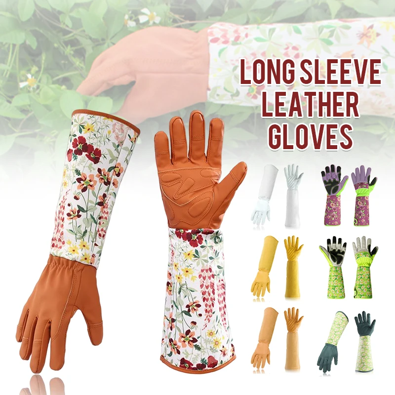 Waterproof Breathable Garden Gloves Floral Print Faux Leather Non-Slip Cleaning Gloves Household Outdoor Camping Accessories
Waterproof Breathable Garden Gloves Floral Print Faux Leather Non-Slip Cleaning Gloves Household Outdoor Camping Accessories