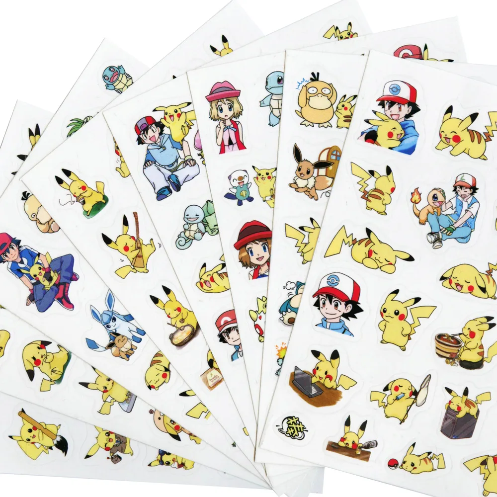 New Pokemon PVC Stickers Cute Cartoon Anime Pikachu Squirtle Waterproof Sticker PVC Toy Kids Girl Christmas Birthday Gift
New Pokemon PVC Stickers Cute Cartoon Anime Pikachu Squirtle Waterproof Sticker PVC Toy Kids Girl Christmas Birthday Gift