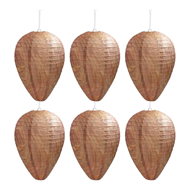 Nest Decoy, 6 Pieces Hanging Fake Nest Natural Fake Nest Repellent Waterproof Safe Fake Trap Non-Toxic Paper Decoy
Nest Decoy, 6 Pieces Hanging Fake Nest Natural Fake Nest Repellent Waterproof Safe Fake Trap Non-Toxic Paper Decoy