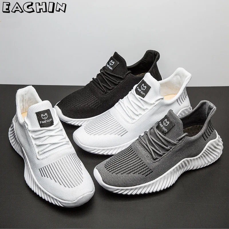EACHIN Spring Autumn Men's Sneakers Fashion Breathable Casual Shoes Outdoor Walking Shoes Non-slip Sport Shoes Jogging Shoes
EACHIN Spring Autumn Men's Sneakers Fashion Breathable Casual Shoes Outdoor Walking Shoes Non-slip Sport Shoes Jogging Shoes