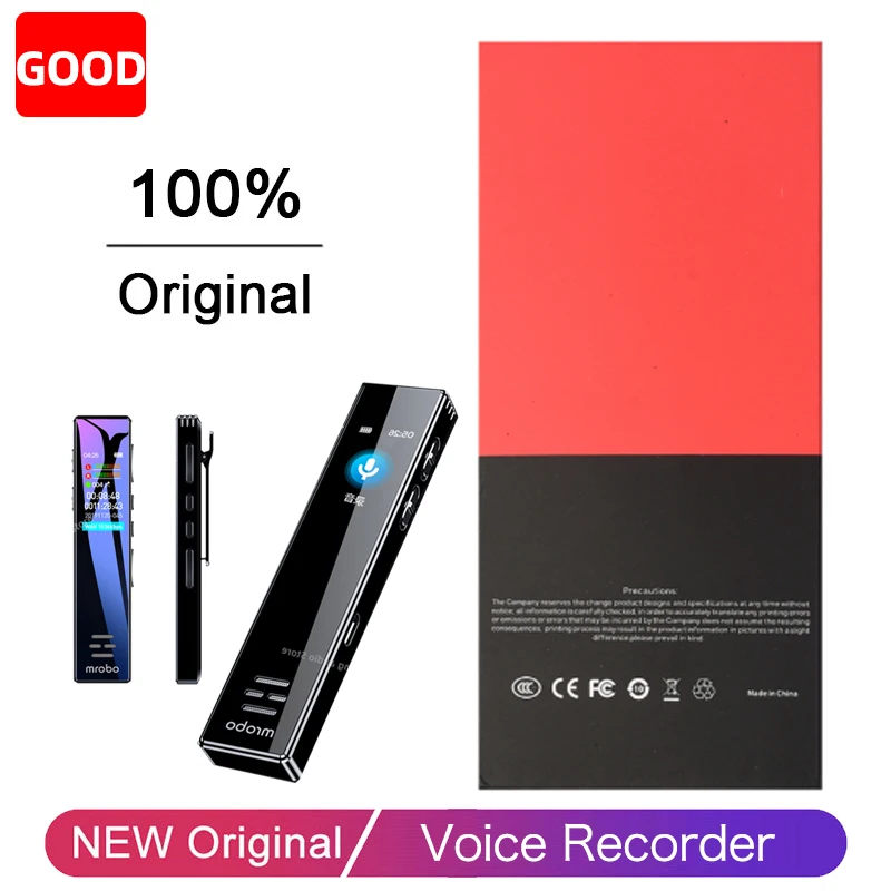 High-Quality HD Digital Voice Recorder Noise Reduction Portable One-Click Recording Interview Meeting Voice Recorder mp3 player
High-Quality HD Digital Voice Recorder Noise Reduction Portable One-Click Recording Interview Meeting Voice Recorder mp3 player