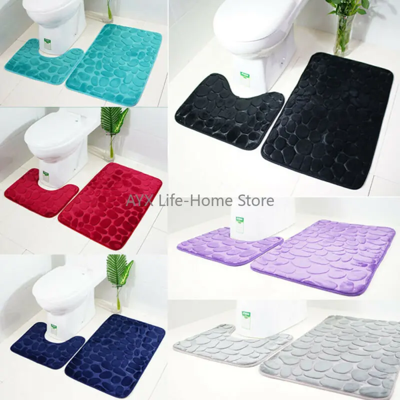 2pcs/set Funnel Cobblestone Bath Bathroom Anti-slip Carpet Mat Toilet Rug New bathroom mat set
2pcs/set Funnel Cobblestone Bath Bathroom Anti-slip Carpet Mat Toilet Rug New bathroom mat set