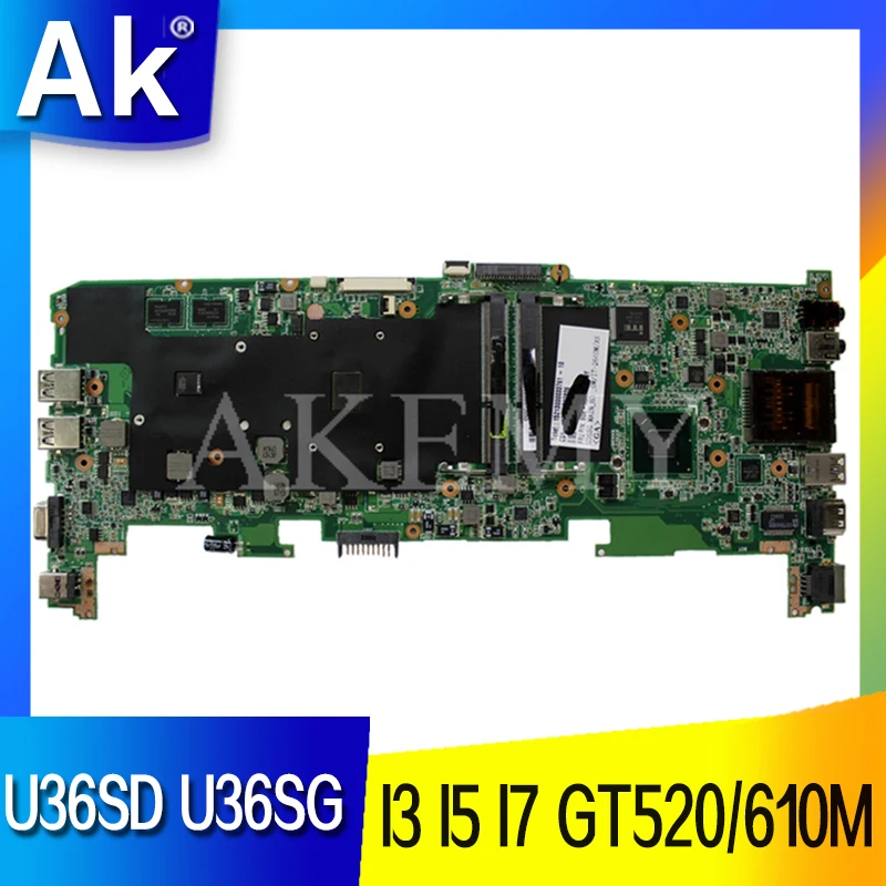 U36SD оригинальная планшетофон GT520M GT610M GPU I3 I5 I7 CPU для Asus U36S U36SG U44SG U36SD Материнская плата ноутбука
U36SD оригинальная планшетофон GT520M GT610M GPU I3 I5 I7 CPU для Asus U36S U36SG U44SG U36SD Материнская плата ноутбука
