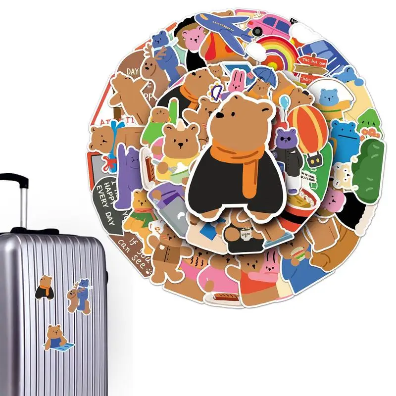 Cartoon Bear Stickers Animal Bear Stickers For Kids Cute Boxed DIY Decoration Pack Of 50 Bear-Themed Party Adhesive Paper
Cartoon Bear Stickers Animal Bear Stickers For Kids Cute Boxed DIY Decoration Pack Of 50 Bear-Themed Party Adhesive Paper