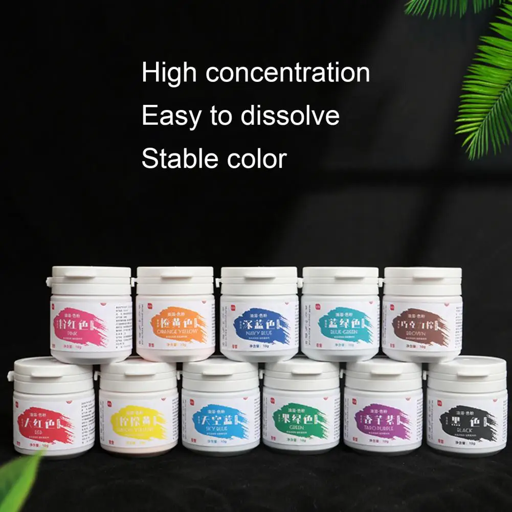 1 Bottle Coloring Dust Soluble 11 Styles Synthetic Food Coloring Powder for Nail Polish
1 Bottle Coloring Dust Soluble 11 Styles Synthetic Food Coloring Powder for Nail Polish