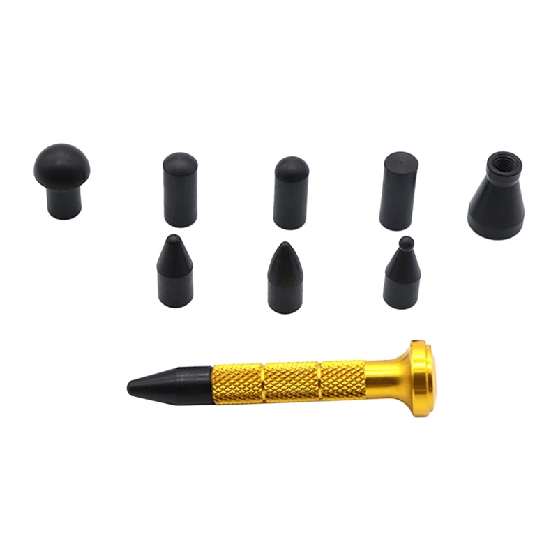 Car Body Paintless Dent Kits Aluminum Dent Repair Pen with 9 Rubber Hammer Screw-on Tips Removal Auto DIY Dent Fix Tools
Car Body Paintless Dent Kits Aluminum Dent Repair Pen with 9 Rubber Hammer Screw-on Tips Removal Auto DIY Dent Fix Tools