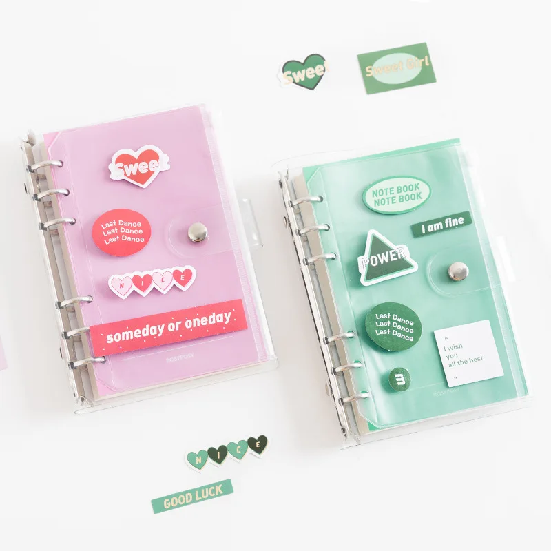 Custom Loose-leaf PVC Transparent Detachable Notebook Waterproof Multiple Inner Pages Planner Canlendar Agenda Students Diary
Custom Loose-leaf PVC Transparent Detachable Notebook Waterproof Multiple Inner Pages Planner Canlendar Agenda Students Diary