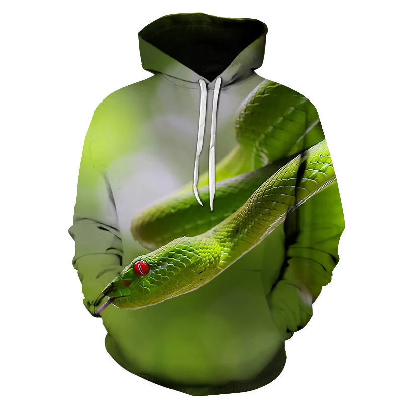 Anime Poisonous Snake Pattern Casual Women's Hoodie Men Stranger Things Pullover Cool Harajuku Style Hip Hop Tops Streetwear
Anime Poisonous Snake Pattern Casual Women's Hoodie Men Stranger Things Pullover Cool Harajuku Style Hip Hop Tops Streetwear
