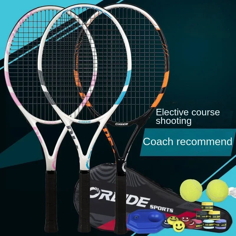 Tennis Racket Beginner Set, College Elective for Men and Women, Single Player Training, Endurance, String Tennis Rebound
Tennis Racket Beginner Set, College Elective for Men and Women, Single Player Training, Endurance, String Tennis Rebound