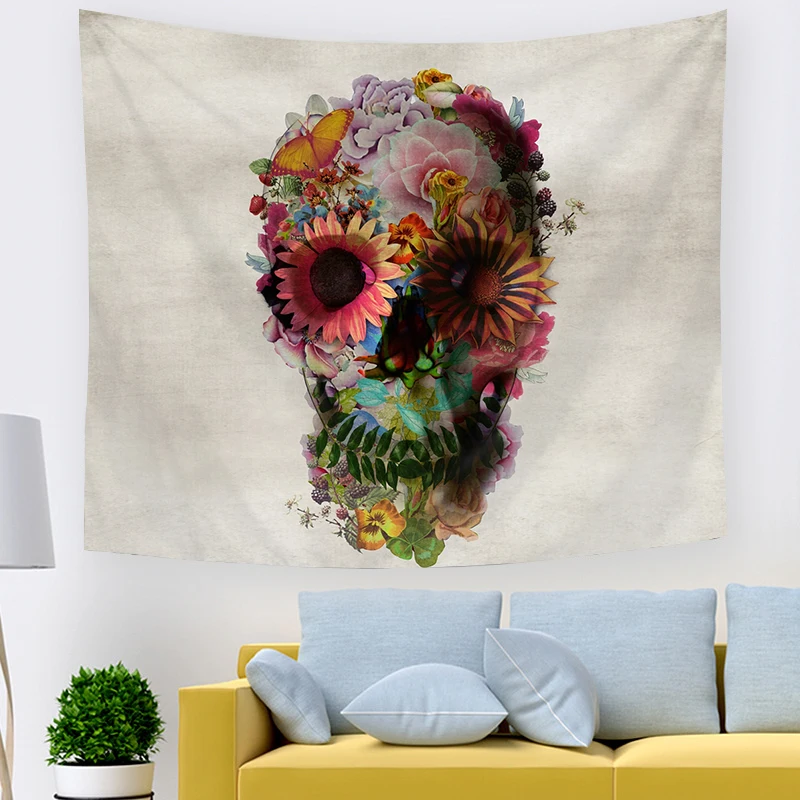 Tapestry Wall Hanging Vintage Floral Skull Art Home Decor Wall Tapestry Yoga Mat Beach Towel Wall Art
Tapestry Wall Hanging Vintage Floral Skull Art Home Decor Wall Tapestry Yoga Mat Beach Towel Wall Art