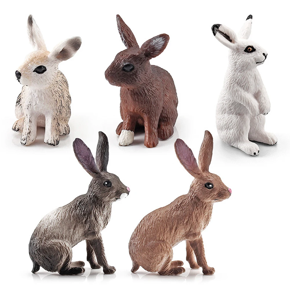 5 Pcs Cute Simulation Animal Bunny Sculpture Ornaments Garden Lawn Figurines Crafts Farm Rabbit Model Toys Gift For Kids
5 Pcs Cute Simulation Animal Bunny Sculpture Ornaments Garden Lawn Figurines Crafts Farm Rabbit Model Toys Gift For Kids