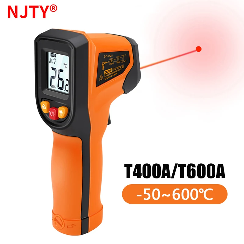 NJTY Industrial Infrared Thermometer Non-contact Pyrometer -50~600℃ Laser Temperature Meter Digital Termometro IR Temp Gun Alarm
NJTY Industrial Infrared Thermometer Non-contact Pyrometer -50~600℃ Laser Temperature Meter Digital Termometro IR Temp Gun Alarm