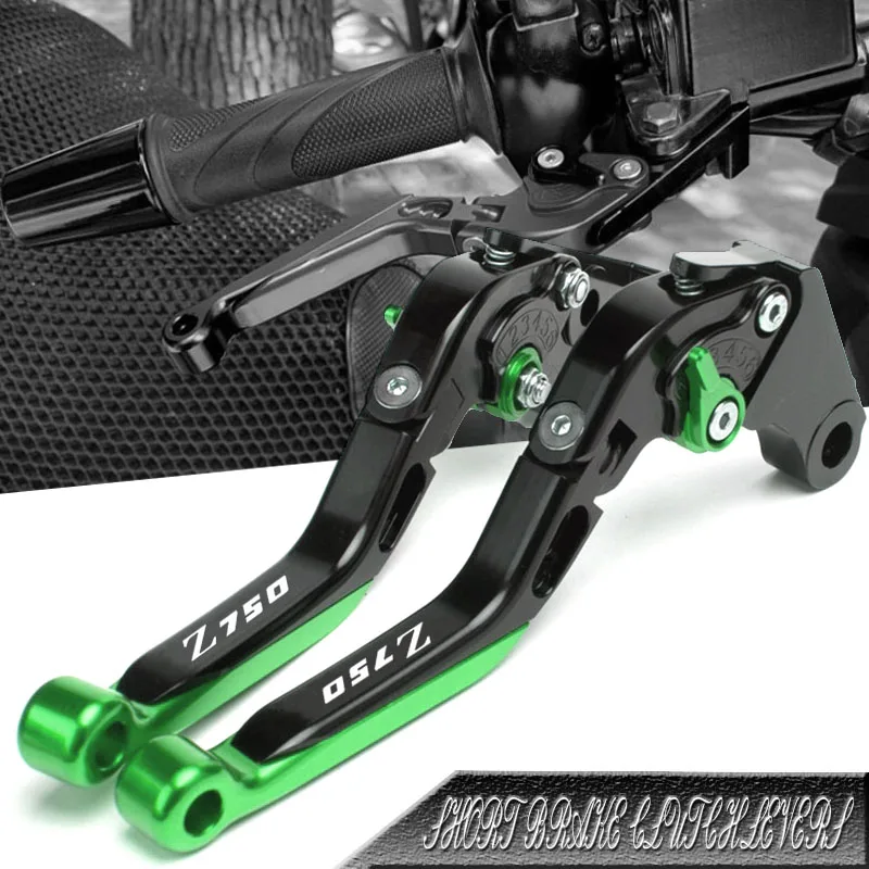 For KAWASAKI Z750 Z 750 2007-2012 Motorcycle Accessories Folding Extendable Brake Clutch Levers LOGO Z750 Green
For KAWASAKI Z750 Z 750 2007-2012 Motorcycle Accessories Folding Extendable Brake Clutch Levers LOGO Z750 Green