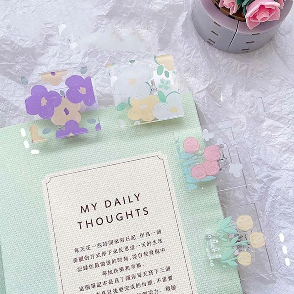 Trendy Creative Cute Square Paper Clip Simple Clear DIY Sealing Clip Tulip Pattern Acrylic Test Paper Folder
Trendy Creative Cute Square Paper Clip Simple Clear DIY Sealing Clip Tulip Pattern Acrylic Test Paper Folder
