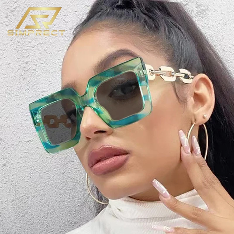 SIMPRECT Oversized Square Sunglasses Women 2022 Luxury Brand Quality Designer Vintage Sun Glasses UV Protection Shades For Women
SIMPRECT Oversized Square Sunglasses Women 2022 Luxury Brand Quality Designer Vintage Sun Glasses UV Protection Shades For Women