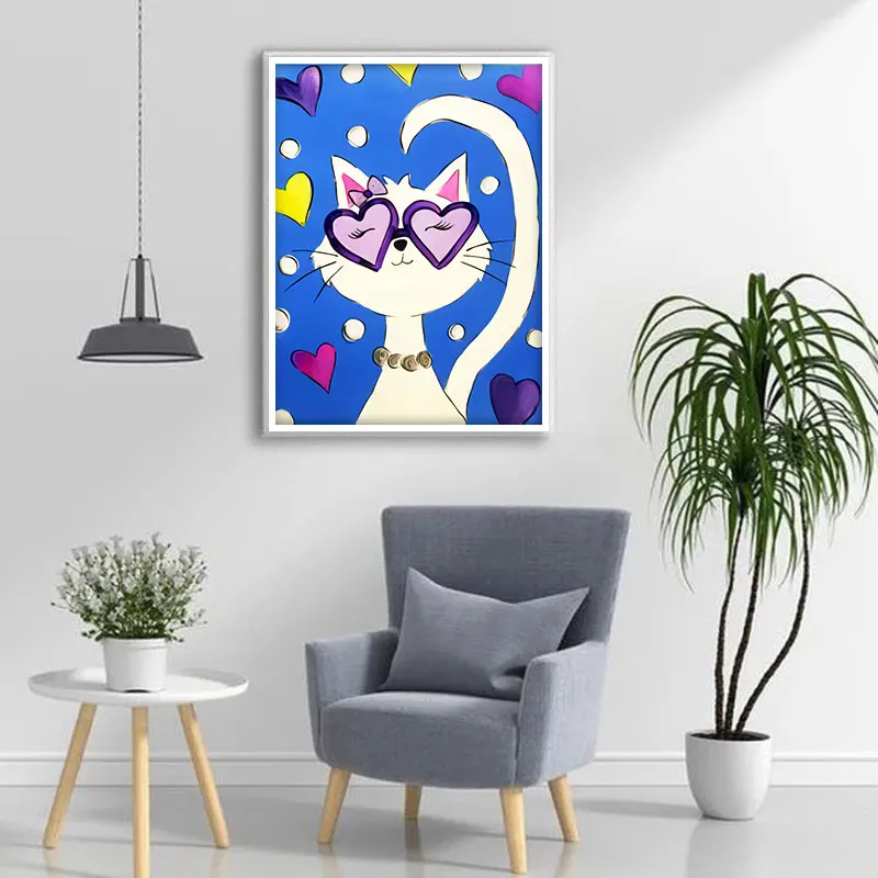 5D Diamond Painting DIY Animal Cat Diamond Mosaic Rhinestone Embroidery Full Round Drill Cross Stitch Kit Home Decor
5D Diamond Painting DIY Animal Cat Diamond Mosaic Rhinestone Embroidery Full Round Drill Cross Stitch Kit Home Decor