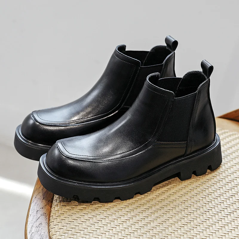 Warm Men Winter Holes Lace-Up Middle Couple Boots Trending Leather Motocycle Shoes Snow Non Slip Botas De Mujer
Warm Men Winter Holes Lace-Up Middle Couple Boots Trending Leather Motocycle Shoes Snow Non Slip Botas De Mujer