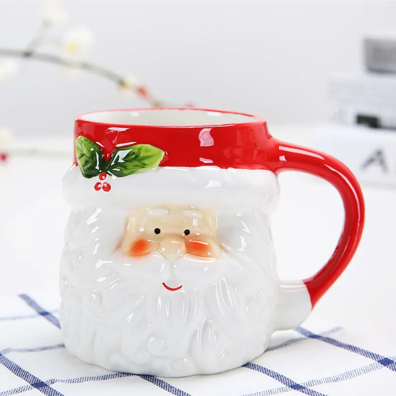 380ML 3D Creative Coffe Mug Cartoon Christmas Cups and Mugs Santa Claus Elk Snowman Penguin Ceramic Mug Gift for Kid Christmas
380ML 3D Creative Coffe Mug Cartoon Christmas Cups and Mugs Santa Claus Elk Snowman Penguin Ceramic Mug Gift for Kid Christmas