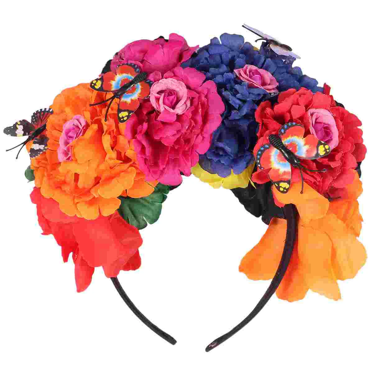 

Flower Headband Party Women Headwear Prom Crowns Headpiece Garland Wreath Bride Headpieces Wedding Make