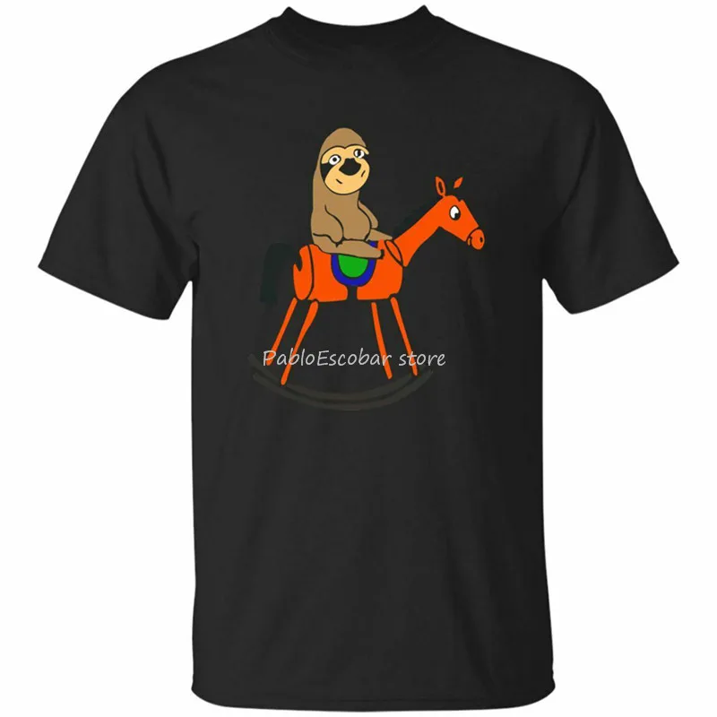 Cute Sloth On Rocking T-Shirt Funny Tee Black Color For Men Young 4XL 5XL Cool Tops Tee Shirt men brand tshirt summer top tees
Cute Sloth On Rocking T-Shirt Funny Tee Black Color For Men Young 4XL 5XL Cool Tops Tee Shirt men brand tshirt summer top tees