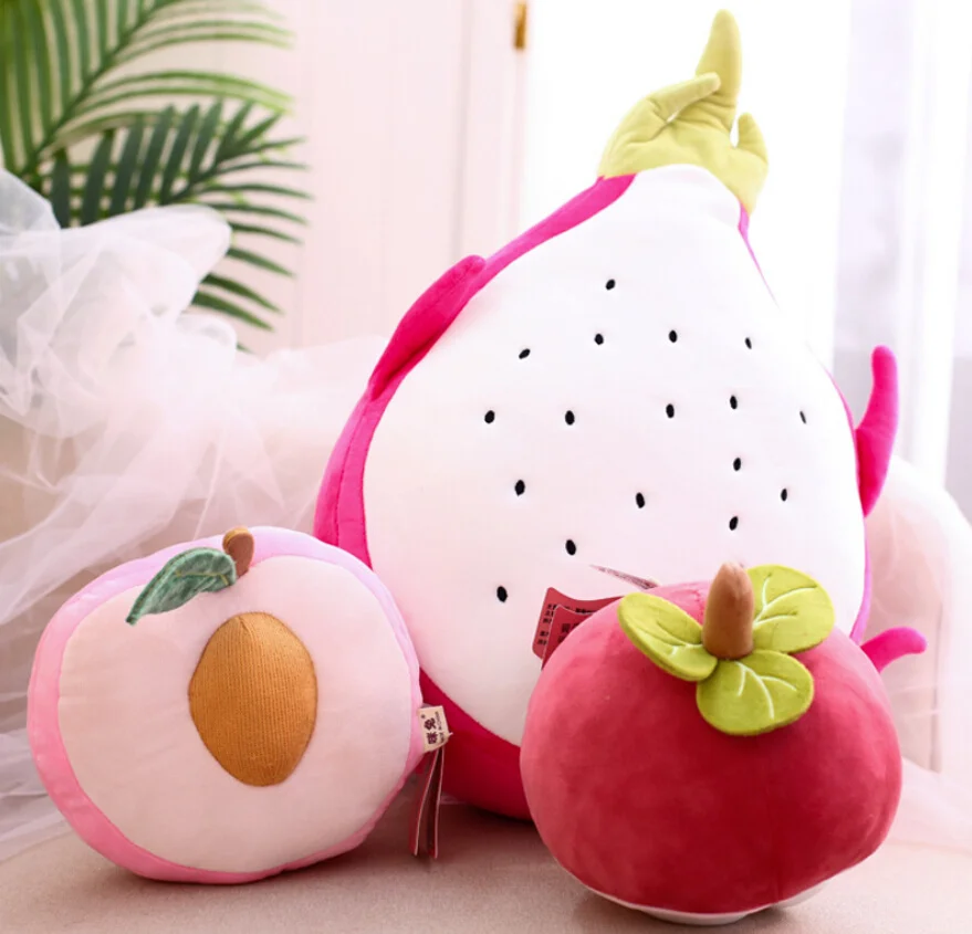 Mangosteen Simulation Plush Toy Stuffed Lifelike Dragon Fruit Peach Pillow Home Sofa Decor Cushion For Girls Dolls
Mangosteen Simulation Plush Toy Stuffed Lifelike Dragon Fruit Peach Pillow Home Sofa Decor Cushion For Girls Dolls