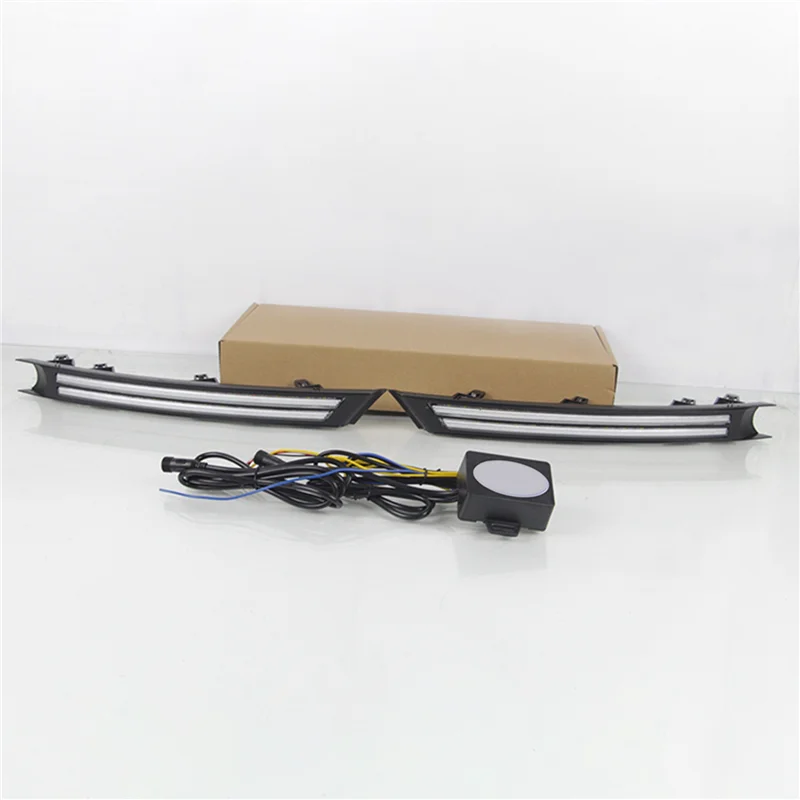 2Pcs LED Fog Lamp DRL with Turn Signal Night Blue Daytime Running Lights For-Mazda CX-5 CX5 2017 2018
2Pcs LED Fog Lamp DRL with Turn Signal Night Blue Daytime Running Lights For-Mazda CX-5 CX5 2017 2018