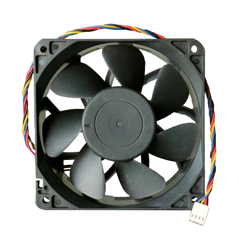

6000rpm High Speed 120mm Cooling Fan Dual Ball Bearing 12cm QFR1212GHE 12V DC 120X120X38mm Brushless Miner Cooler Fans