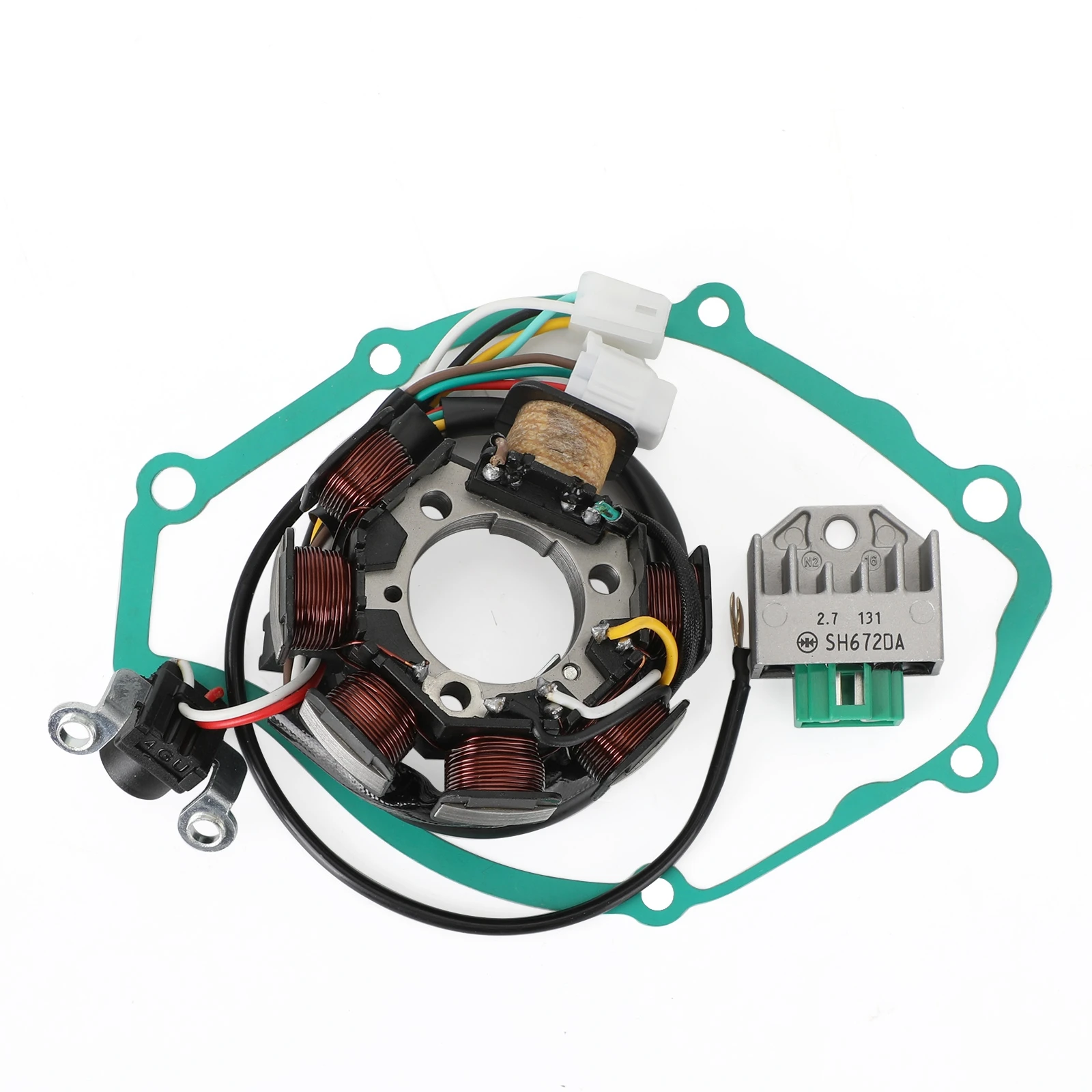Artudatech Stator+Voltage Rectifier+Gasket For Yamaha TTR125 TTR125E TTR125LE/LWE 03-2022
Artudatech Stator+Voltage Rectifier+Gasket For Yamaha TTR125 TTR125E TTR125LE/LWE 03-2022