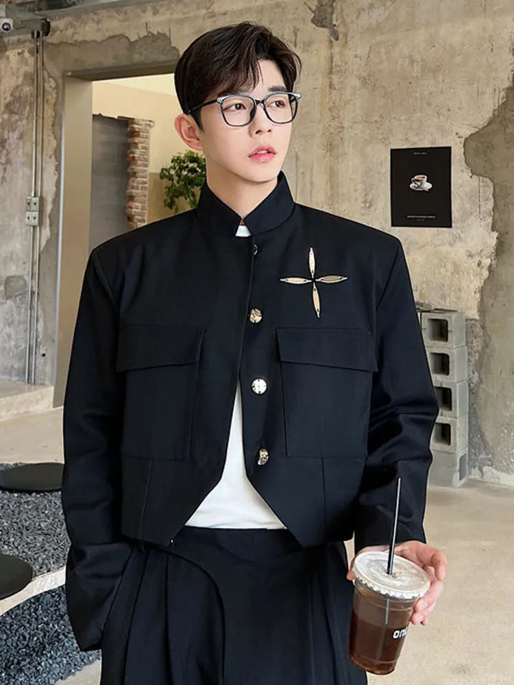 SYUHGFA Men Clothing Koean Fashion Metal Decoration Suit For Male 2022 Spring Autumn Loose Simple Long Sleeve Blazers For Male
SYUHGFA Men Clothing Koean Fashion Metal Decoration Suit For Male 2022 Spring Autumn Loose Simple Long Sleeve Blazers For Male