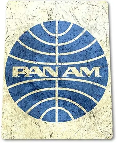 SRongmao Pan Am американский логотип реактивный самолет ретро винтажный вид настенный