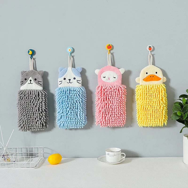 Bathroom Towel Cartoon Shaped Handkerchief Chenille Cute Hand Wipe Face Towel Kitchen Hanging Towel Color Multiple Choice
Bathroom Towel Cartoon Shaped Handkerchief Chenille Cute Hand Wipe Face Towel Kitchen Hanging Towel Color Multiple Choice