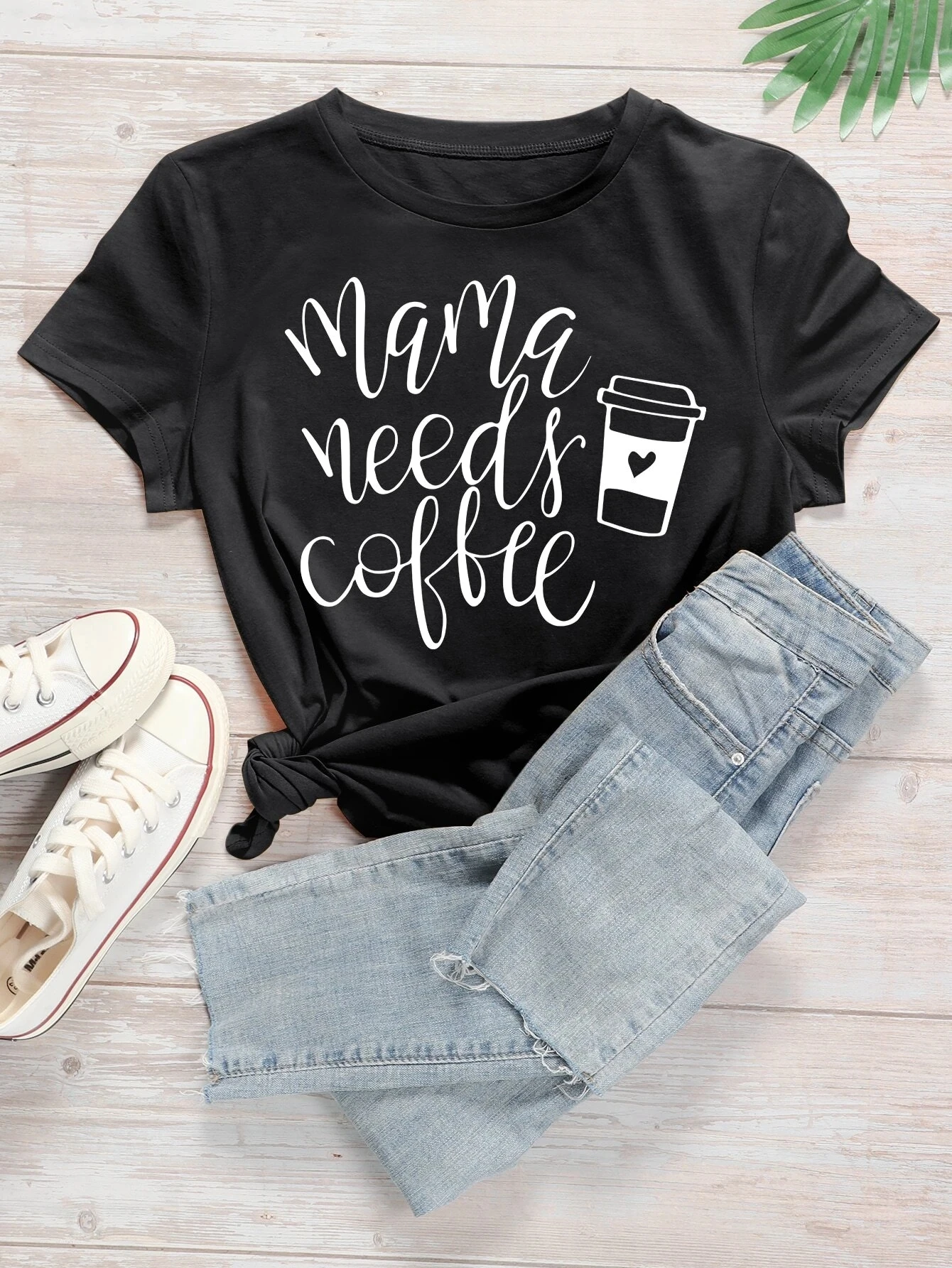 Женская футболка с надписью «Mama Needs Coffee», повседневные топы унисекс, модные черные футболки с коротким рукавом, T306
Женская футболка с надписью «Mama Needs Coffee», повседневные топы унисекс, модные черные футболки с коротким рукавом, T306